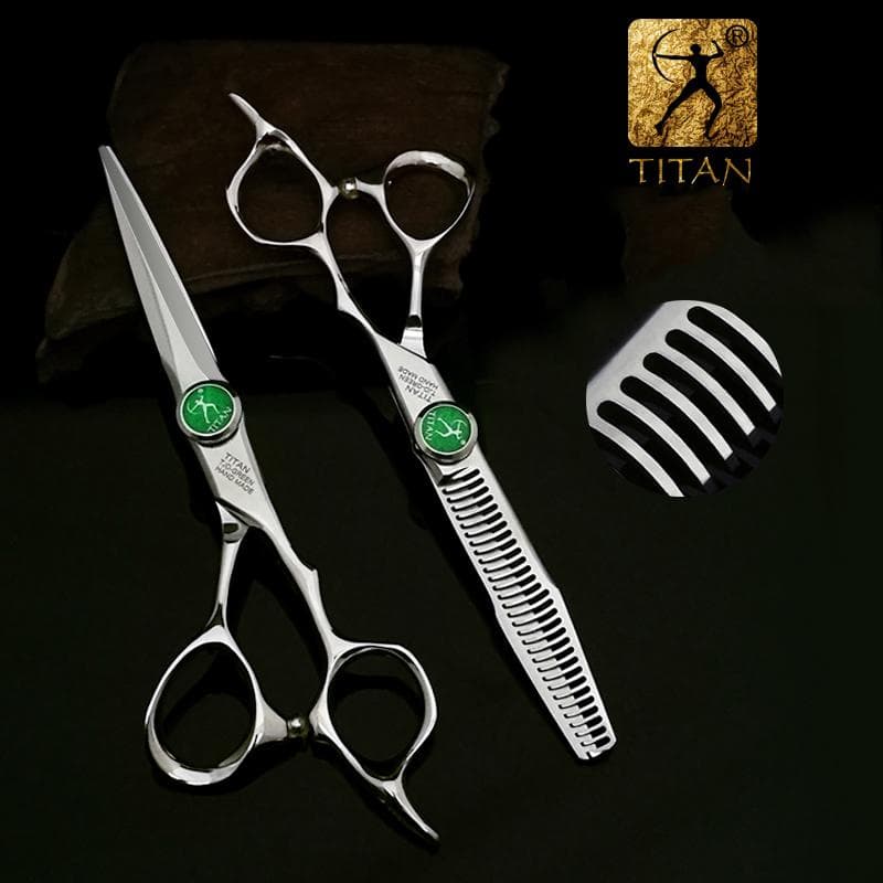 TITAN Hairdressing Scissors Cutting Shear Cut Hair Salon Barber Tool SUS440C Stainless Steel