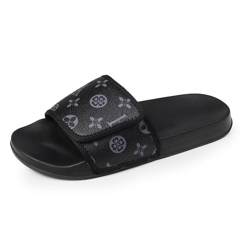 Men's Genuine Leather Sandals Comfortable Man Sandal House Slippers Man Summer Shoes Sale Genuine Mens Slipper Flip Flop Slides 39