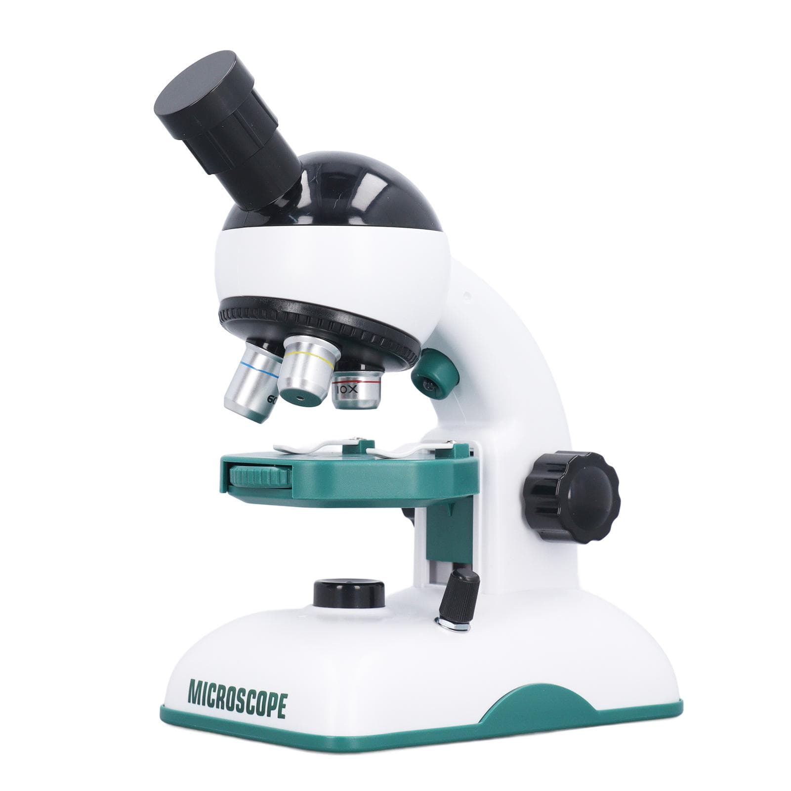 Biological Microscope 200X to 1200X LED Illumination Microscope 4 Color Filters Compound Microscope
