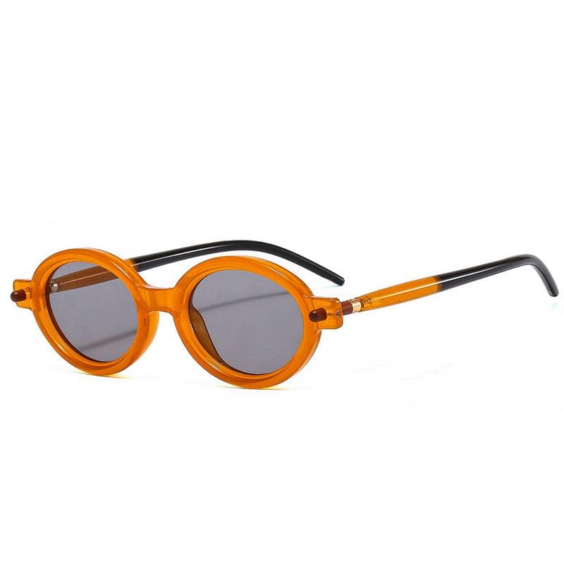 Vintage Oval Sunglasses Men Small Round Frame Retro Luxury Brand Driving Sun Glasses Gafas De Sol Hombre