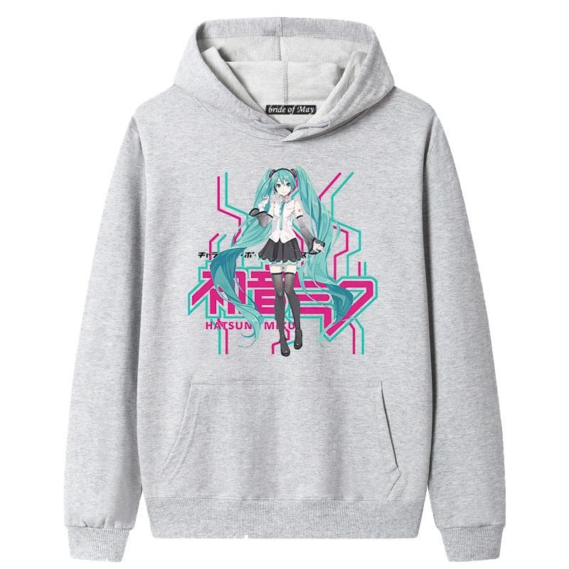 Hatsune Miku Hatsune Miku Mar Ainime Amazon Sweater Hoodie Couple L