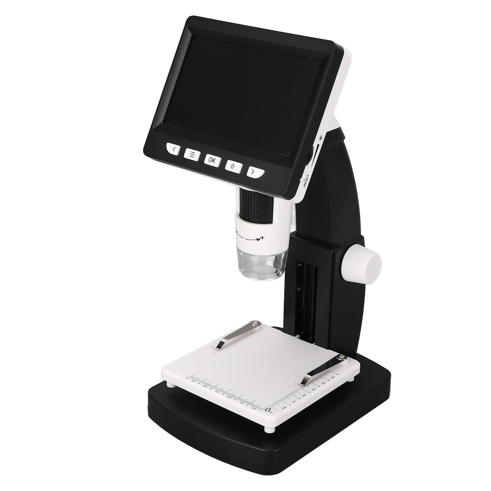 Digital Microscope with 4.3 Inch IPS Screen 50 to 1000X 2MP 1080P Electronic Magnifier Camera with
