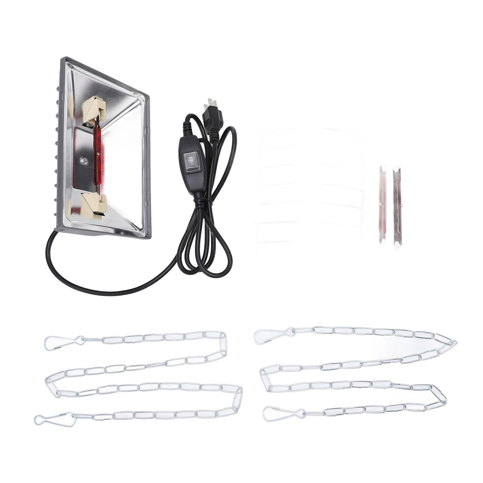 Chicken Coop Heater Adjustable Temperature Chicken Brooder Heat Lamp Warmer with Lampshade And
