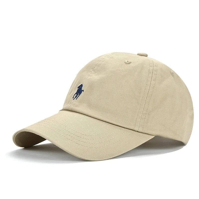Unisex embroidered baseball caps, men's and women's recreational sports caps, outdoor umbrellas and Adjustable khaki
