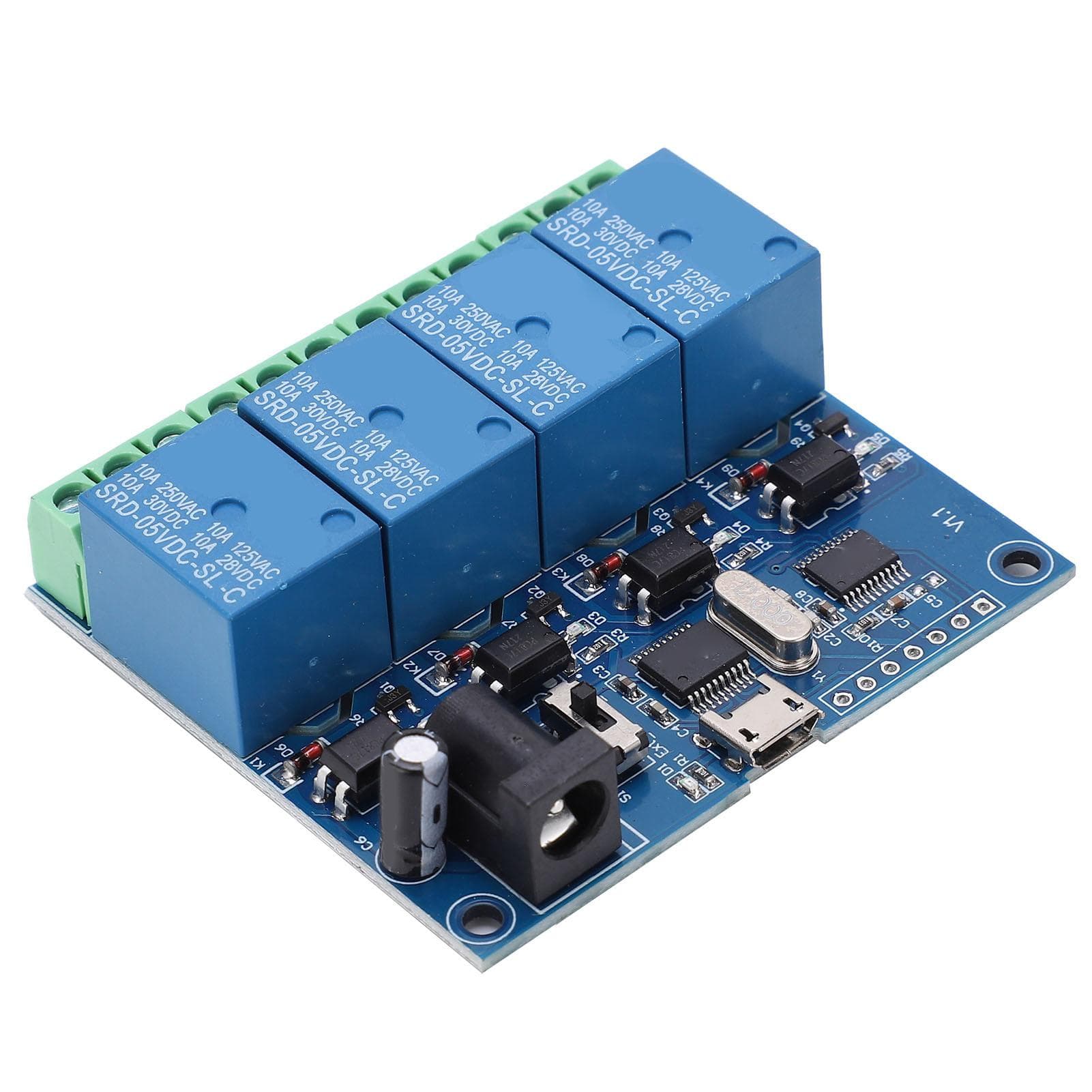 DC5V 4 Channel Relay Module USB Computer Control Relay Switch High Performance Chip LCUS4