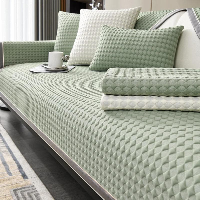High Technology Sofa Cushion Summer Cool Seat Cushion Modern Cushion Solid Color Sofa Cover Non-Slip Cover Cloth 1/2/3/4 Seat 70x70cm 1pcs