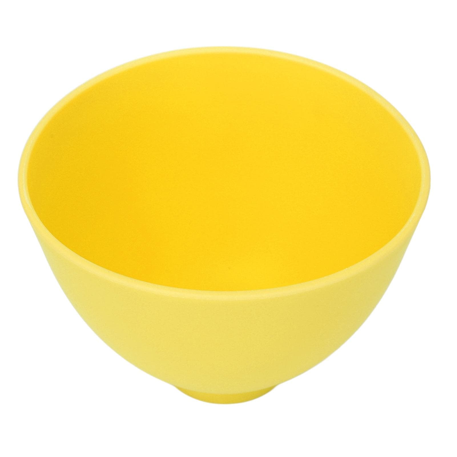 Silicone Mixing Bowl Reusable Heat Resistant Face Mask Mixing Bowl for Plaster Painting Paint 15 X yellow