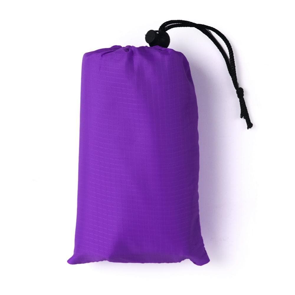 1Pcs Picnic Mat Lightweight Waterproof Floor Mini Folding Beach Outdoor Camping Moisture-proof Mats Out Hiking Accessories 100*140cm purple