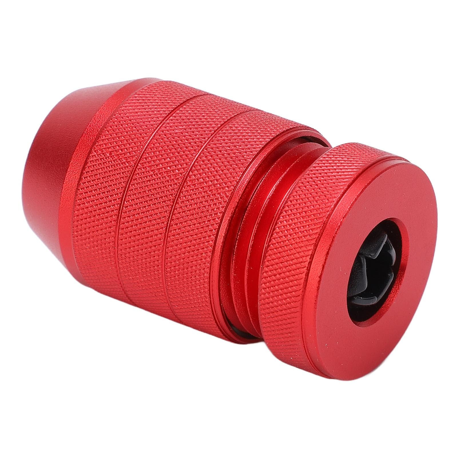 Adjustable Drill Stop Collar Aluminum Alloy Red Anti Slip Nylon Inner Ring Drill Stop Collar for