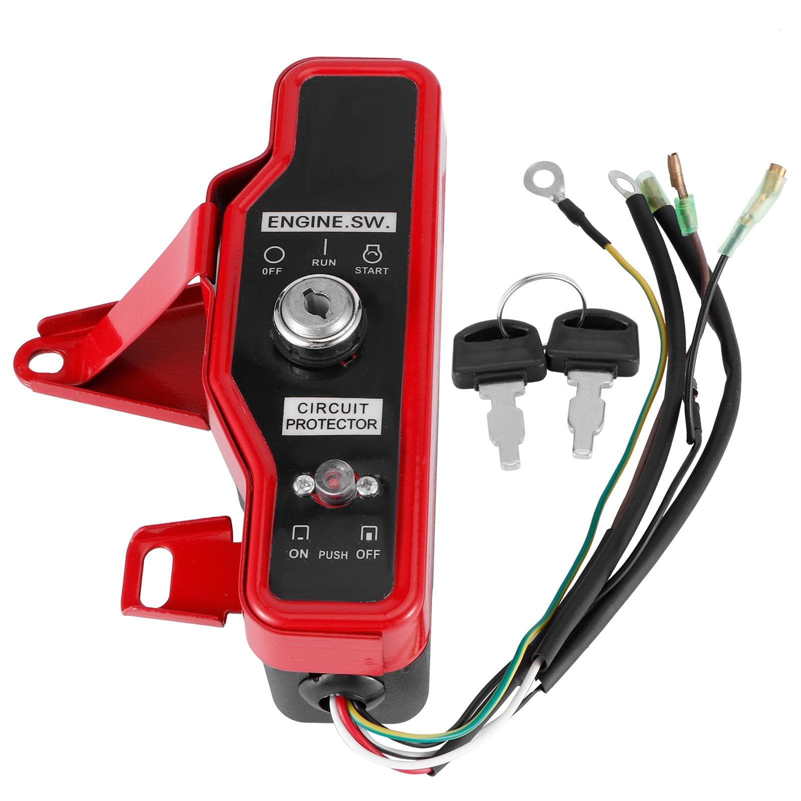 Ignition Key Switch Box Gasoline Engine Generator Accessory for 168F/170F/GX160/GX200/GX210