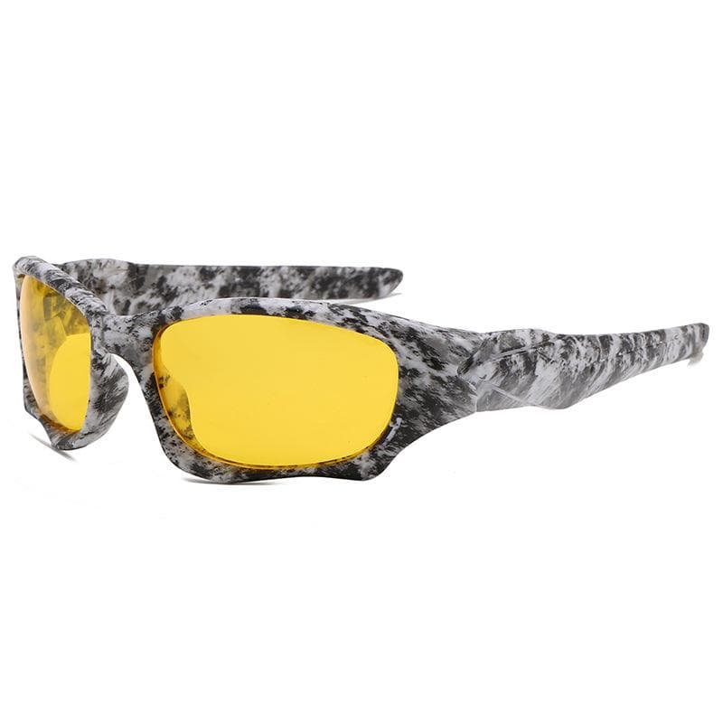 Men's Polarized Tactical Windproof Sunglasses - Military Green, Sports Style Polarized