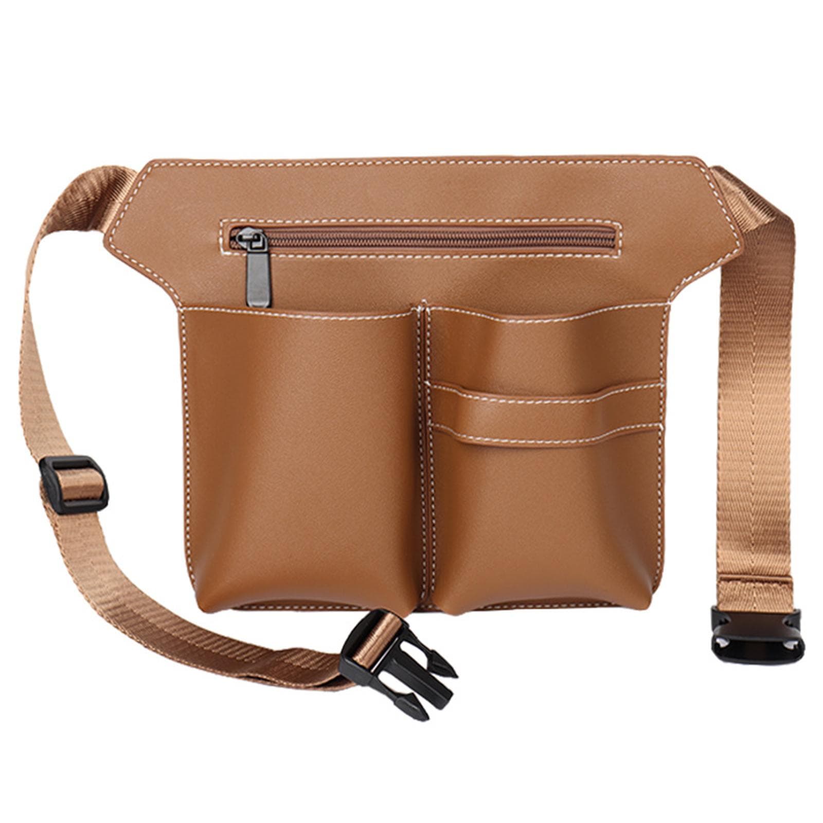 Hairdressing scissors bag barber toolkit hair stylist multifunctional hairdressing bag khaki