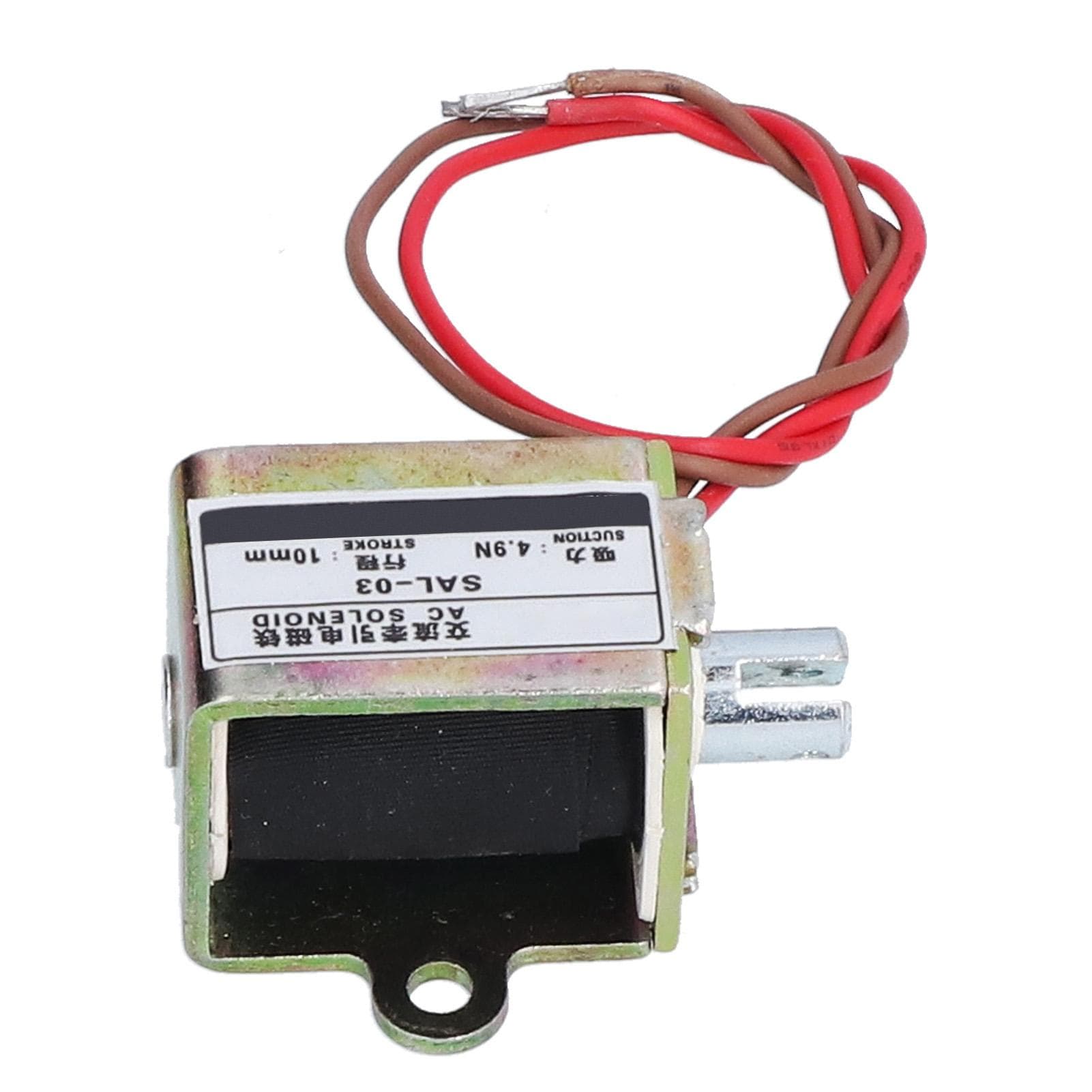 BERM Pull Type Solenoid Electromagnet Traction 4.9N Suction 10mm Stroke SAL?03 AC220V