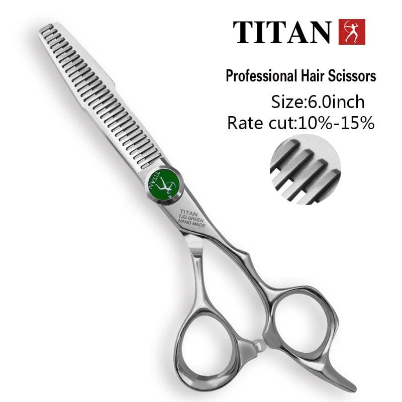 TITAN Hairdressing Scissors Cutting Shear Cut Hair Salon Barber Tool 440C Stainless Steel 5.5,6.0inch 6.0inch
