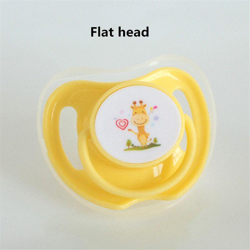 Baby Pacifier Soother Silicone Dummy Baby Pacifier Round Nipples