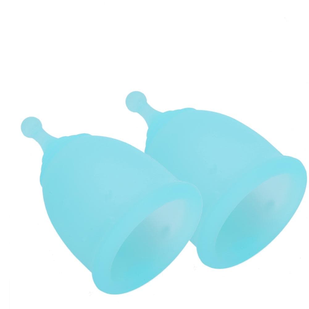 Women Menstrual Cup Feminine Hygiene Cup Cleaning Machine Set Menstruation Supplies ReusableS x 2