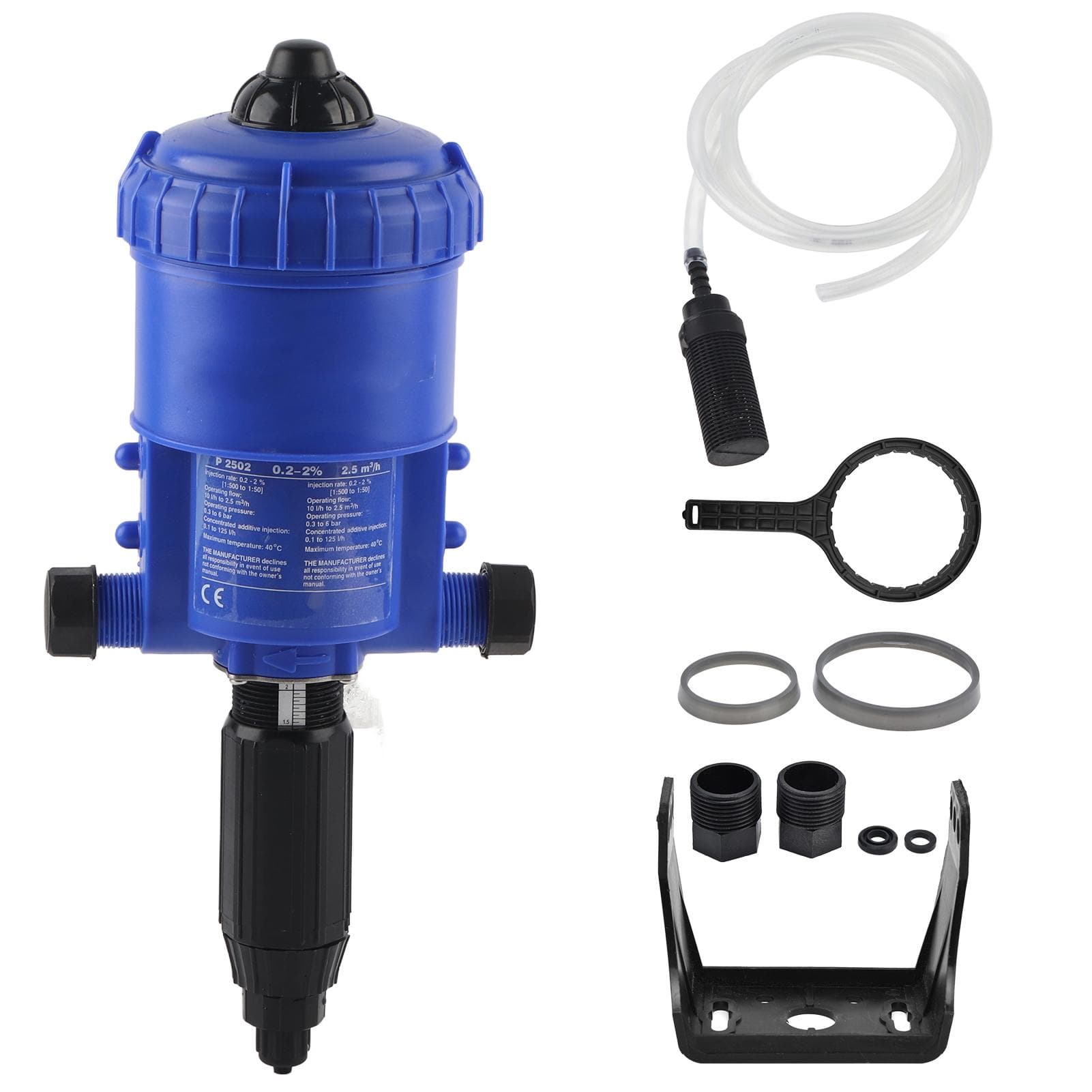 G3/4 to G1 Male Thread Fertilizer Injector Chemical Liquid Doser Dispenser Dosing Pump 0.2-2percent