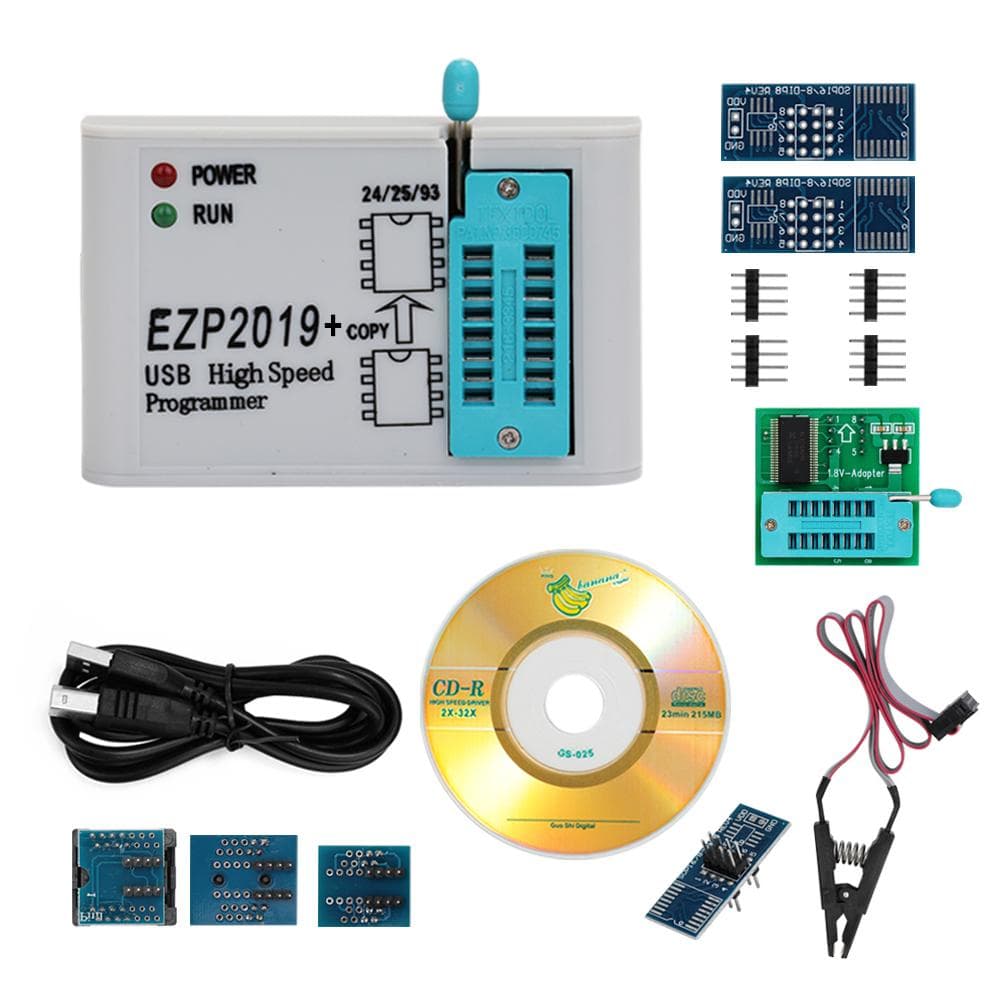 EZP2019 High Speed USB SPI Programmer Support 32M Flash 24 25 93 EEPROM 25 Flash bios Win7 Win8 3
