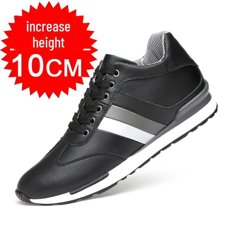Summer Men's 8cm Height-Boosting Breathable Casual Mesh Sneakers 38