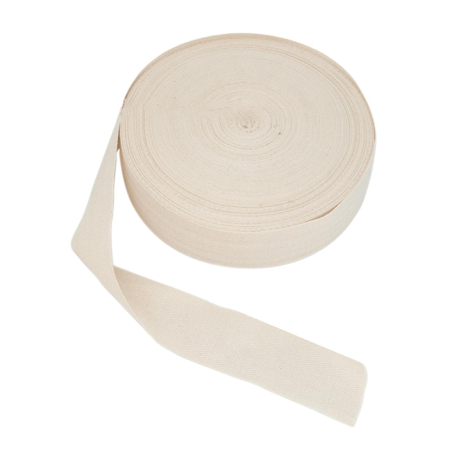 10 Yards Natural Cotton Twill Tape Rug Tufting Webbing Tape Herringbone Tape Cotton Twill Webbing Tape for Rug Making B