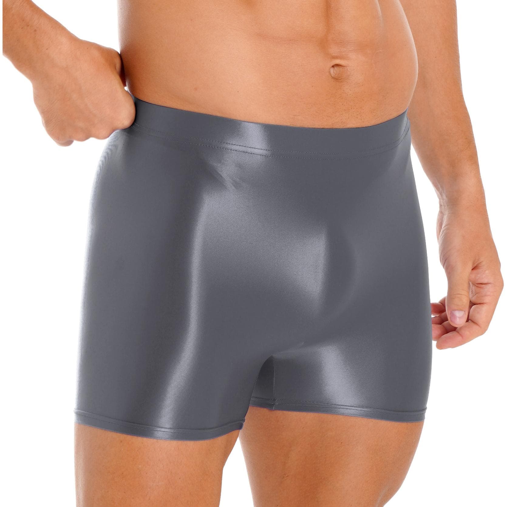 Mens Gym Running Shorts Workout Athletic Bodybuilding Fitness Shorts XL grey