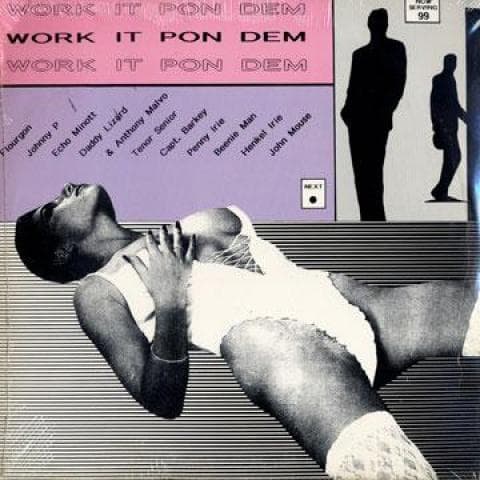 LP Record VARIOUS - Work It Pon Dem CFR8010 Cosmic Force 1991 US Reggae, Ska & Dub