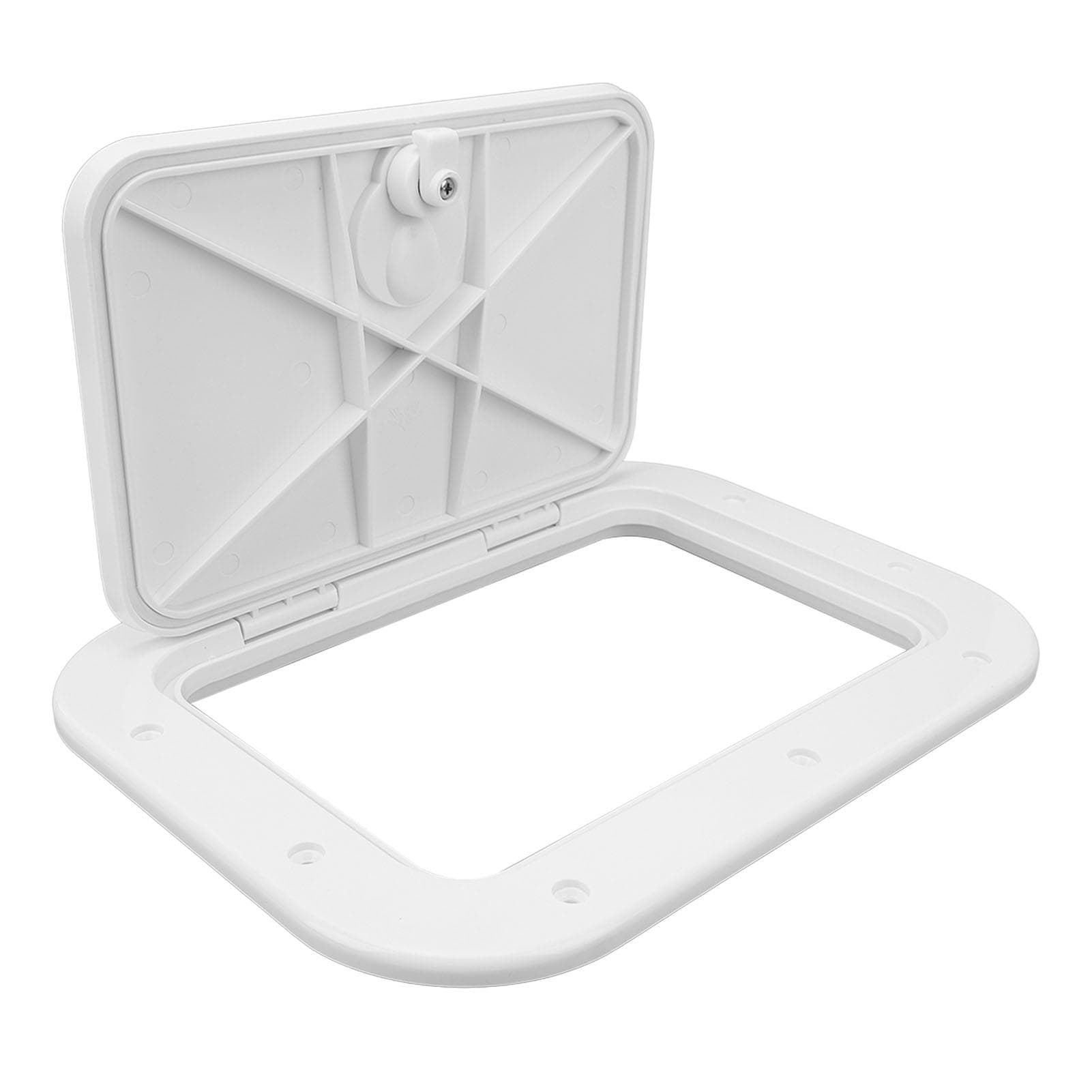 Boat Deck Access Hatch with Lid ABS Anti Aging Impact Proof Compartment Door for RV Trailer Yacht