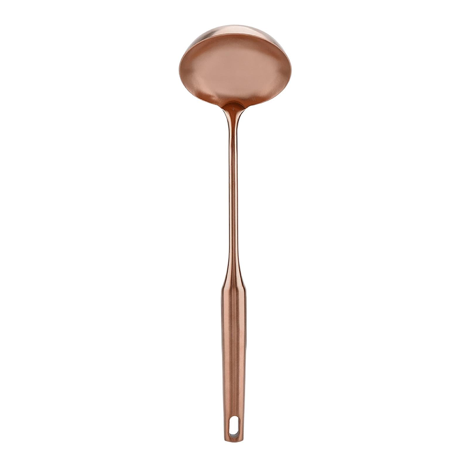 Stainless Steel Ladle Spoon Big Soup Ladle Kitchen Spatula Turner Cooking Tool Gold 03#