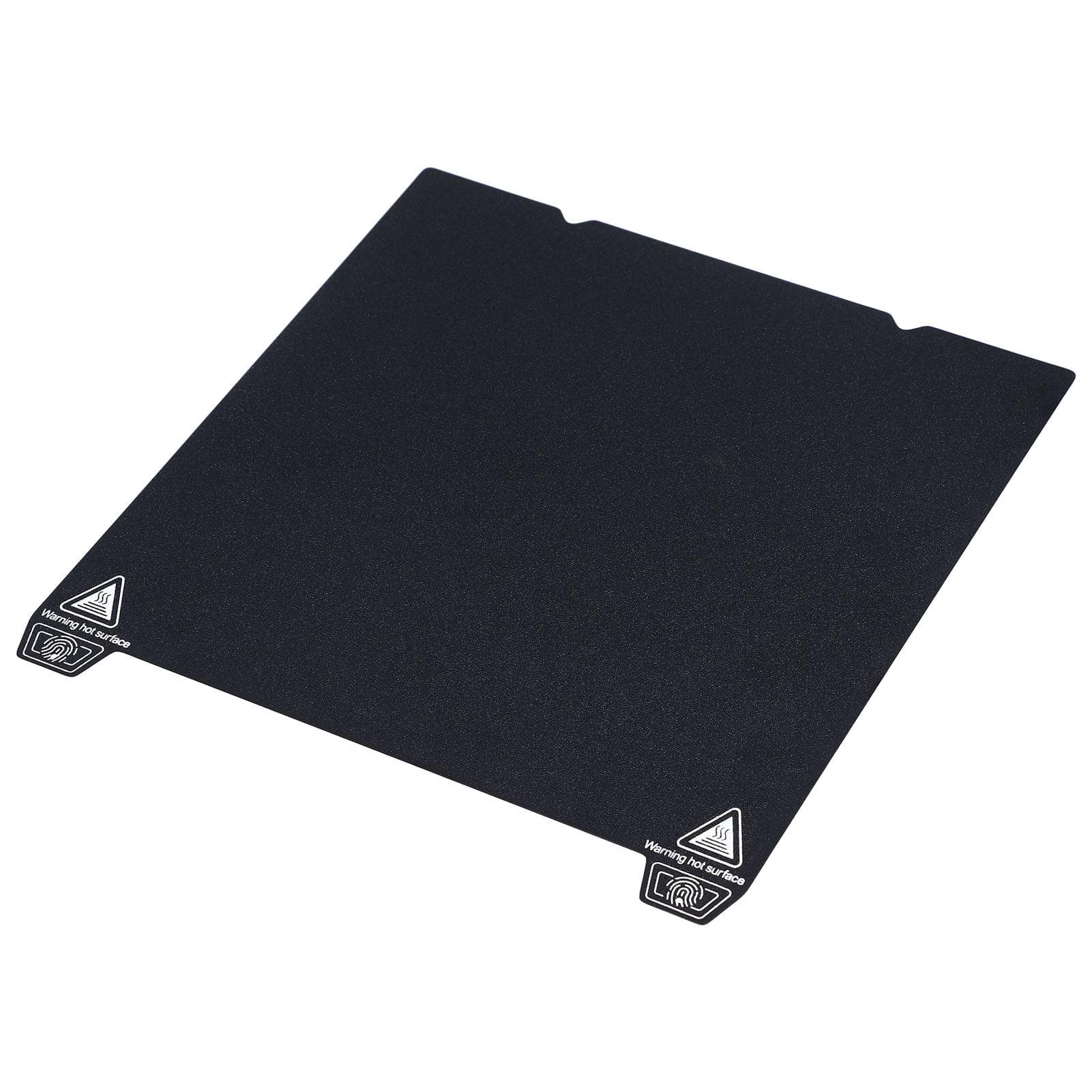 Double Sided Textured PEI Sheet 235mmx235mm with Flexible Spring Steel Build Plate Black for Ender