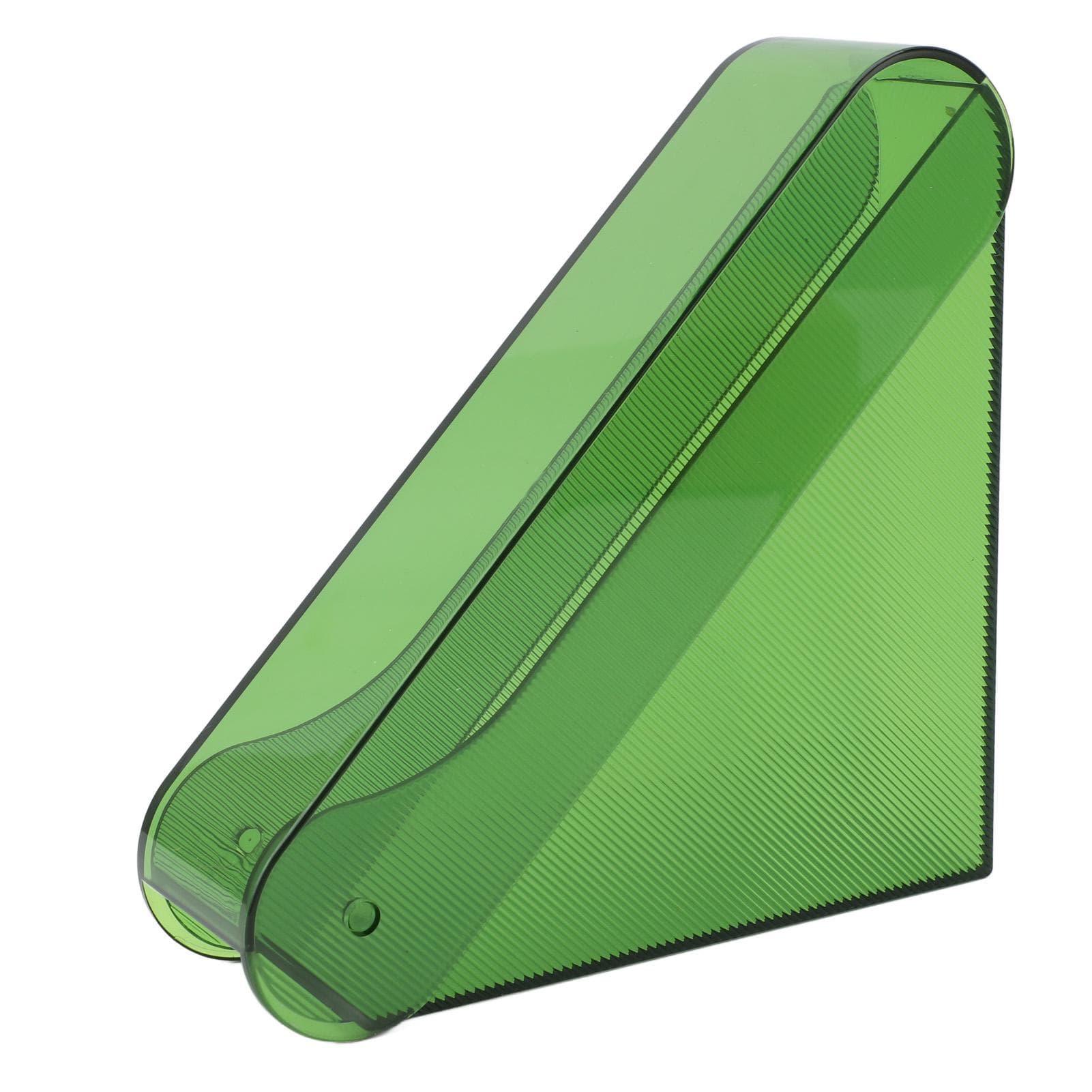 Coffee Filter Holder with Dust Proof Cover Universal Storage Dispenser Rack Coffee Filter Container Green