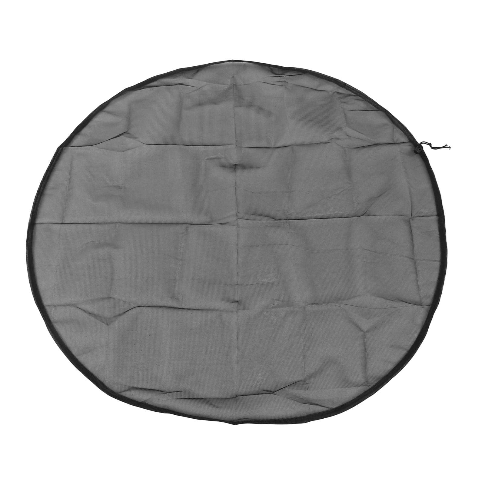 Rain Barrel Net Cover Polyester Rain Barrels Mesh Cover Practical Drawstring Water Collection
