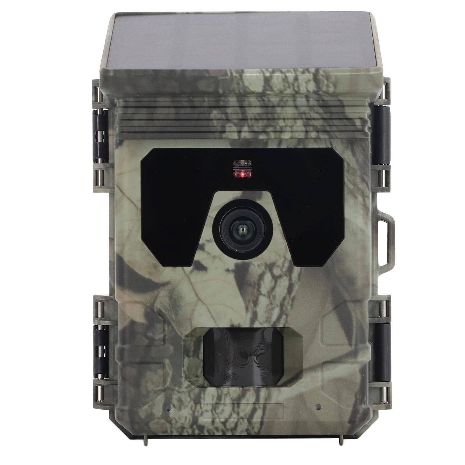 Solar Trail Camera 4K 50 MP Motion Activated Tracking Game Camera HD Night Vision IP65 Waterproof