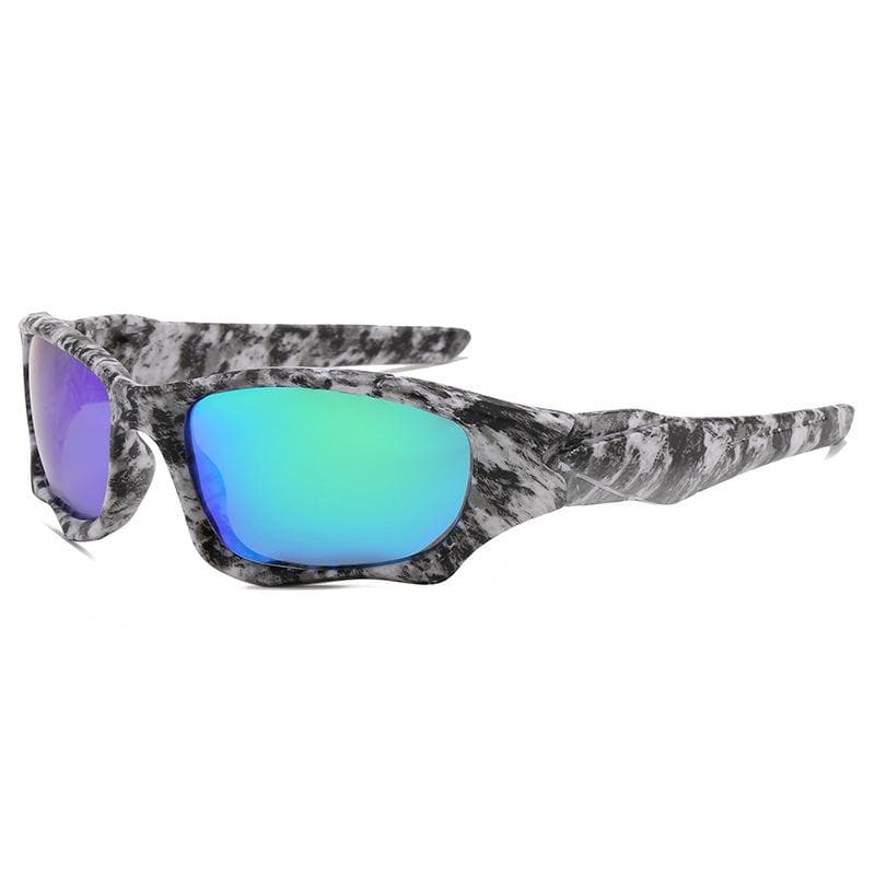 Men's Polarized Tactical Windproof Sunglasses - Military Green, Sports Style Non-Polarized