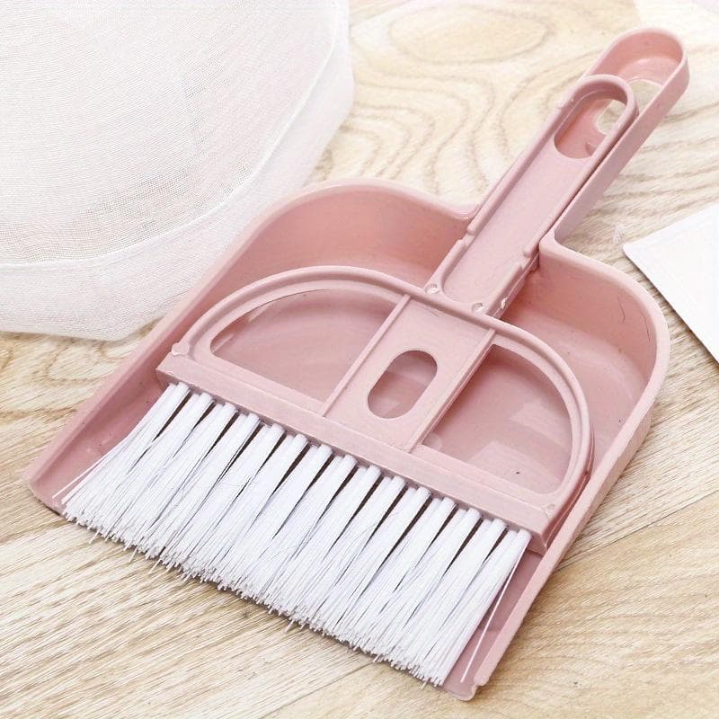 Pet Professional Cleaning Tools Cat Hamster Small Broom Set Rabbit Bedpan Guinea Pig Toilet Broom Accessories pink