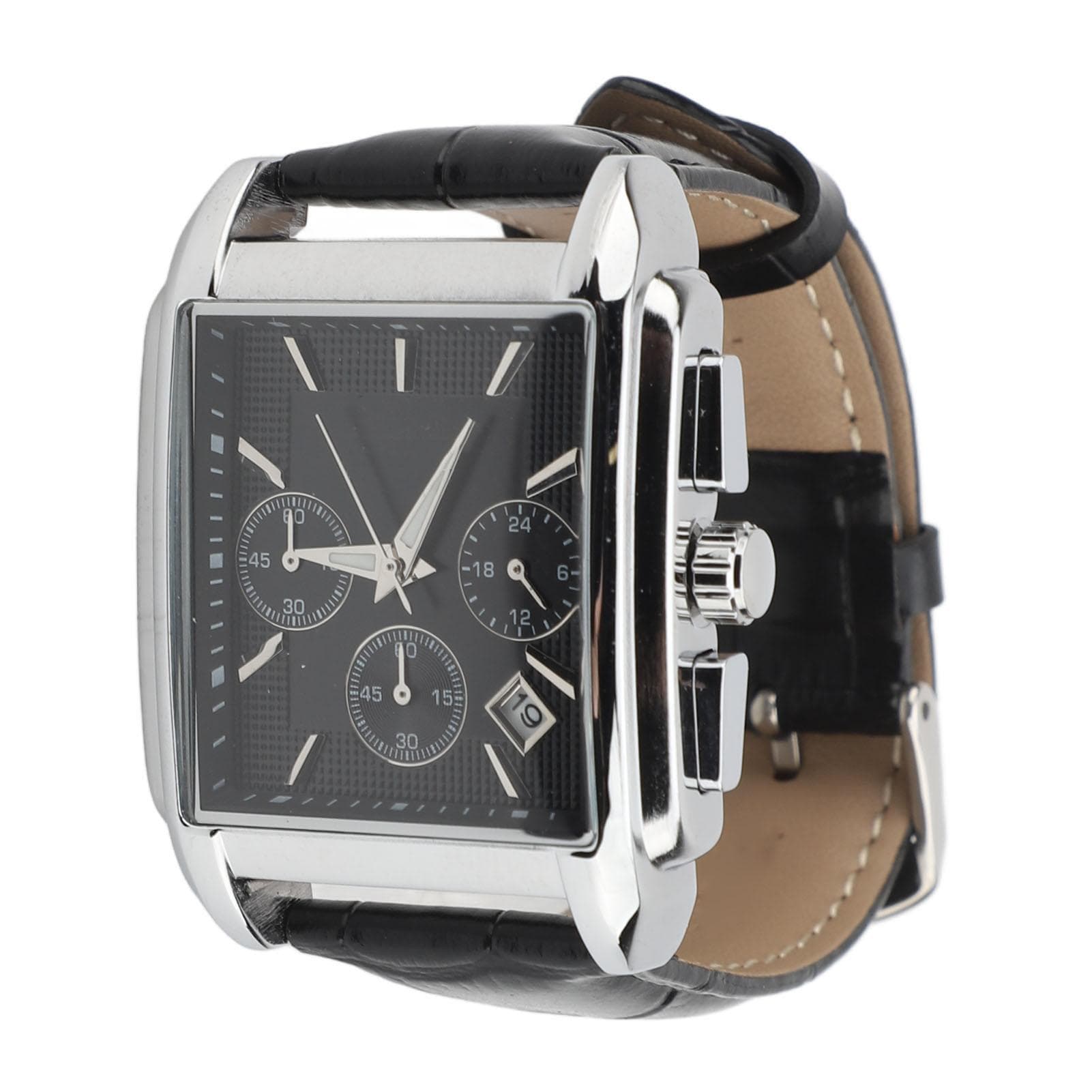 Men Business Quartz Watch Multifunctional Pointer Type Fashion Wrist Watches with Timing and