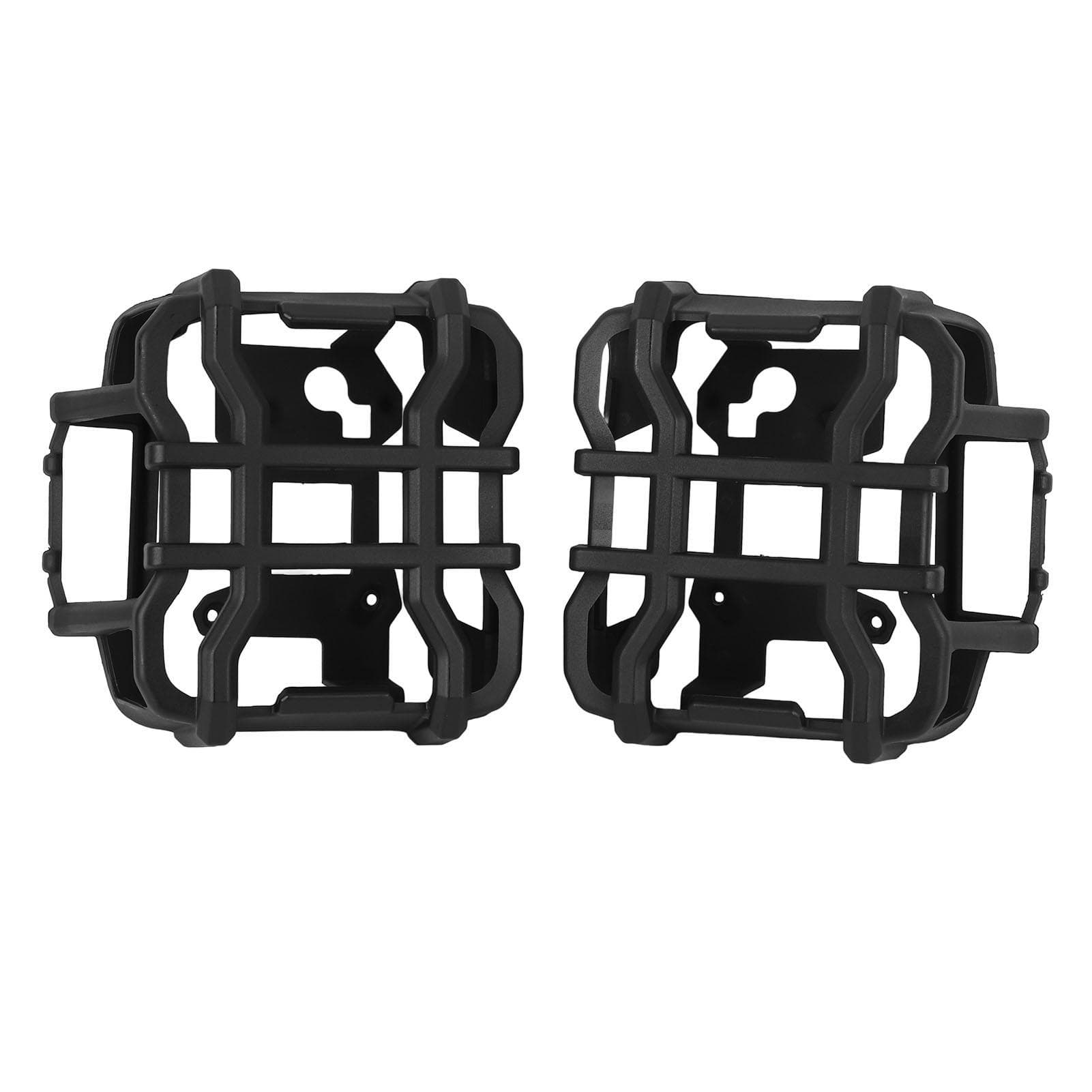2PCS Tail Light Cover Guards Impact Resistant Black Rear Taillight Exterior Decoration Trim for