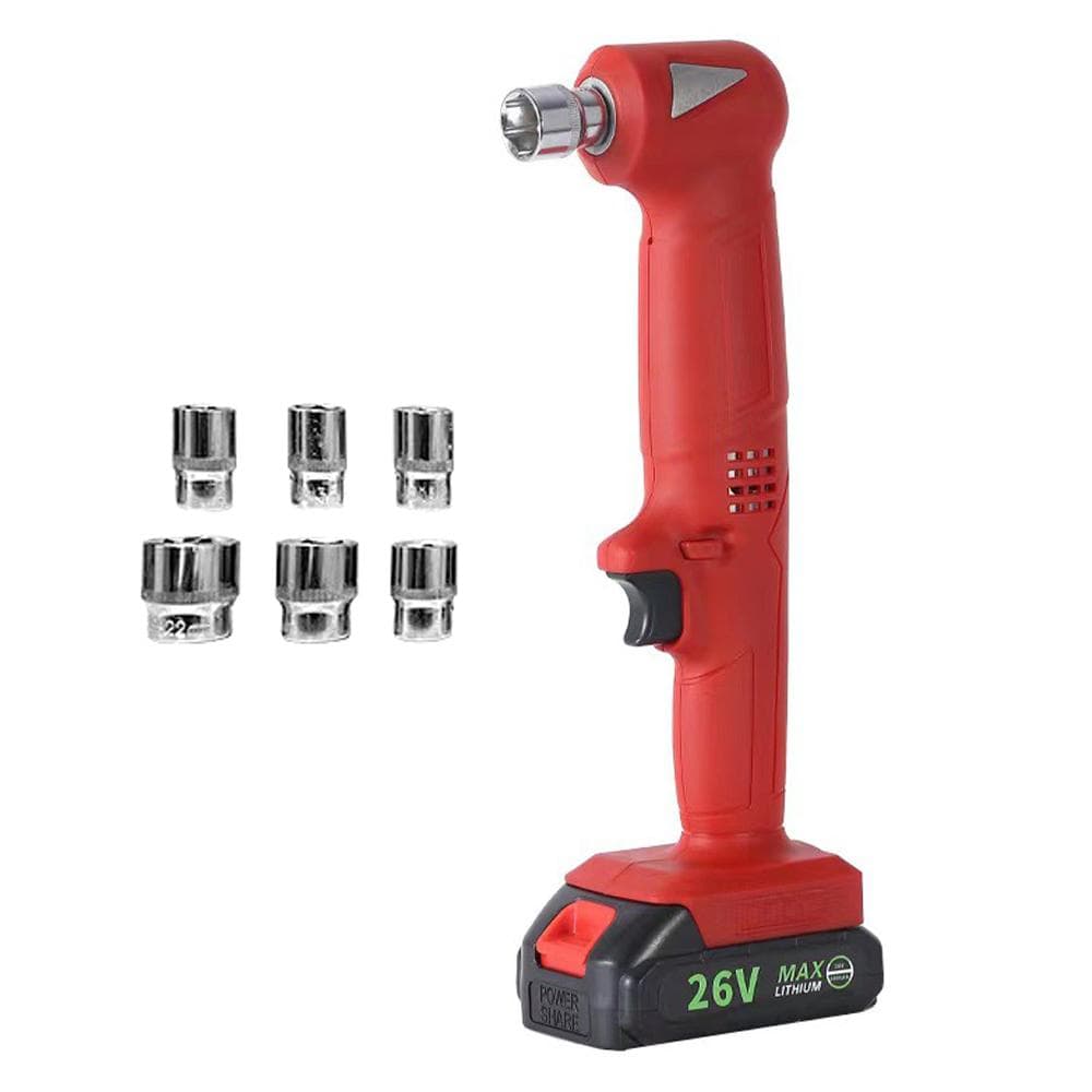 Household Impact Wrench Multifuctional Screw Driver Stepless Speeds Switchable Adjustment Large EU Plug 1pcs Battery