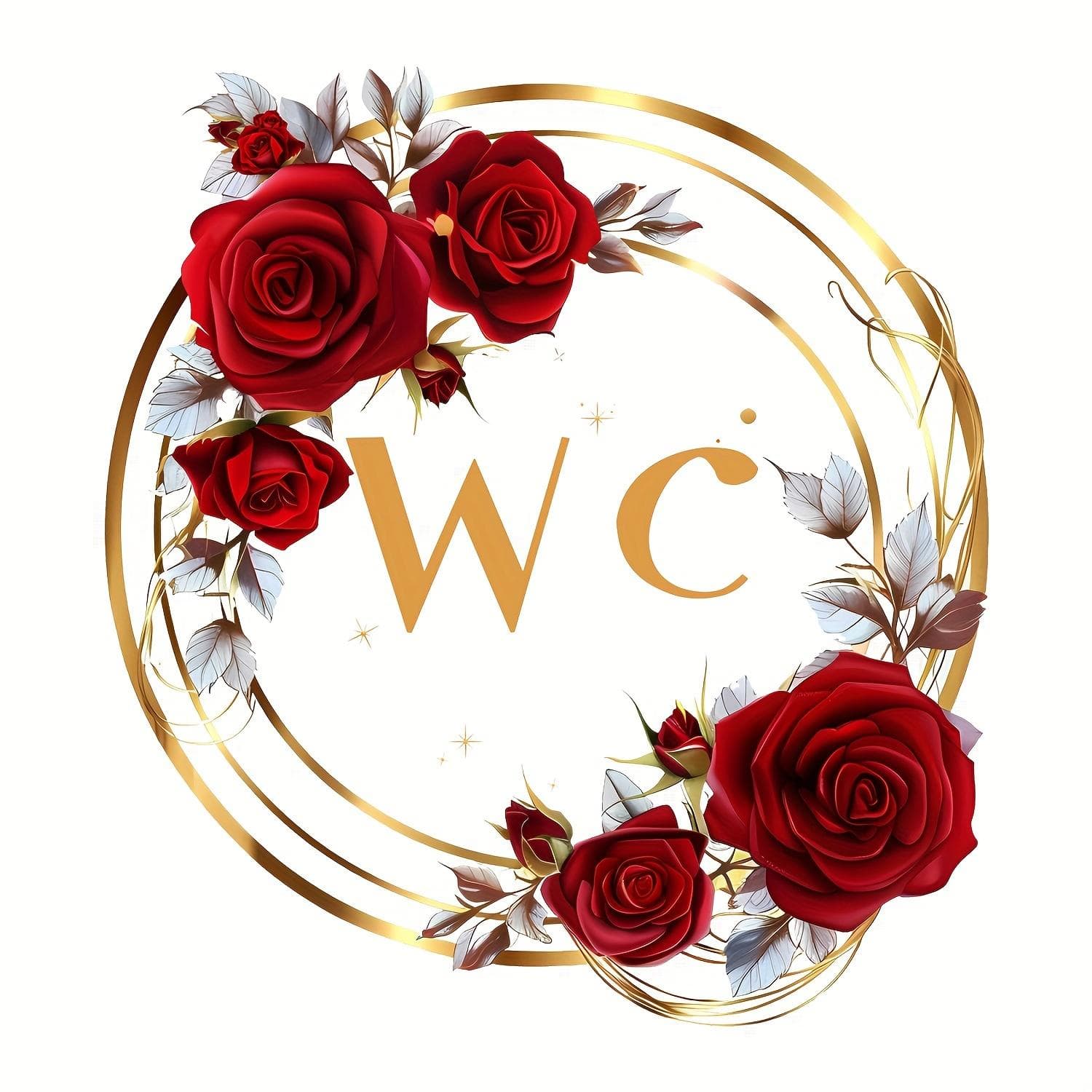 1pc of Red Rose Wall Sticker, Floral Wall Decor with a Rose Wreath, Vinyl Wall Art for Bathroom And Entrance Decoration