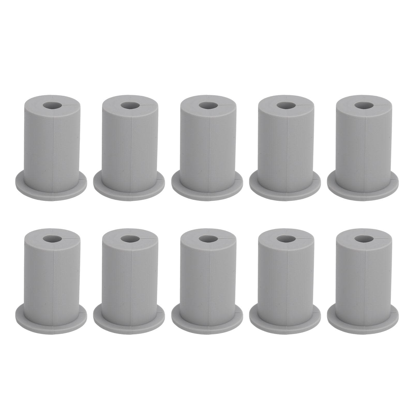 10Pcs Cable Routing Kit for Starlink Silicone Cable Feed Through Bushings,Wall Grommet for Starlink gray