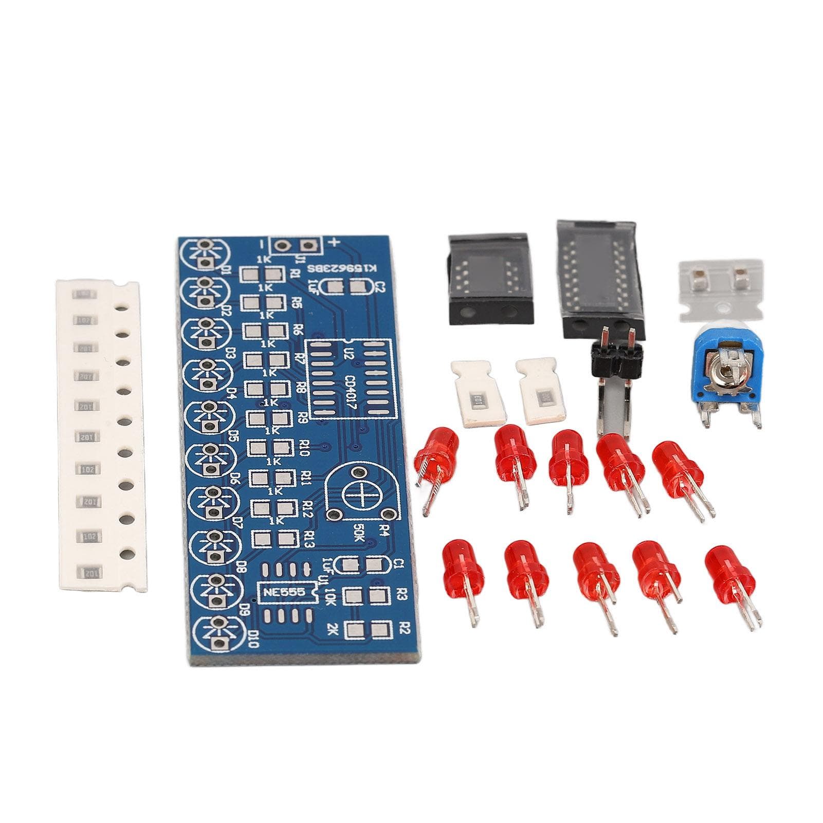 Water Flowing Light LED Module Driver Lamp DIY Kit Electronic Circuit Board NE555+CD4017