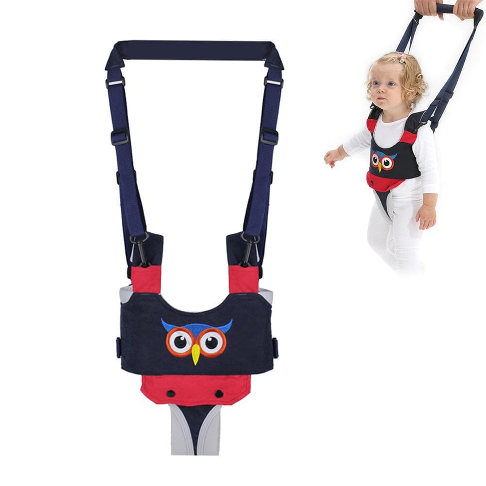 Baby Walker Harness with Adjustable Straps and Safety Buckle for Young Children Walking Learning black