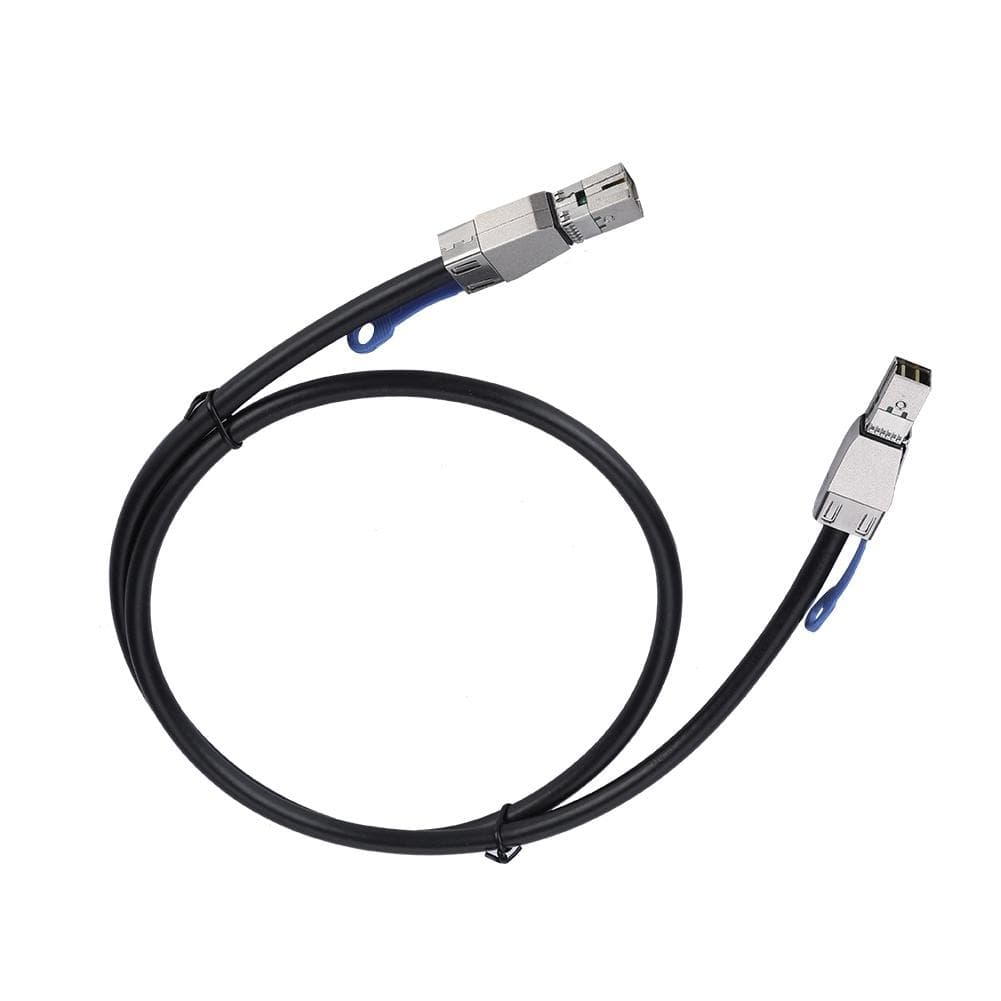 Cabledeconn MINI SAS SFF-8644 to SFF-8644 Hard Disk Server Data Sync Transmission Cable