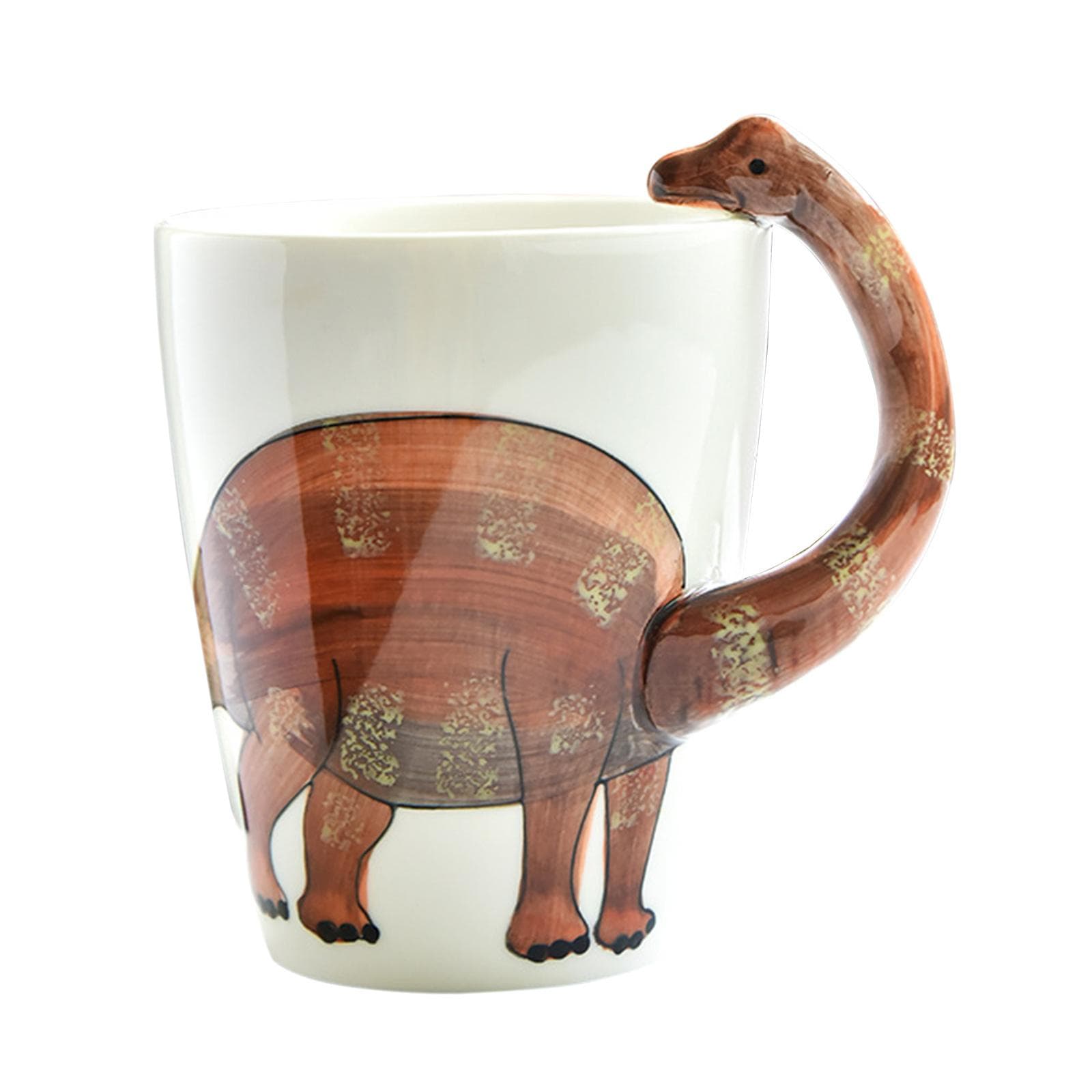 400ml Dinosaur Shaped Mug Cute Animal Ceramic Mug Office Mug Breakfast Mug