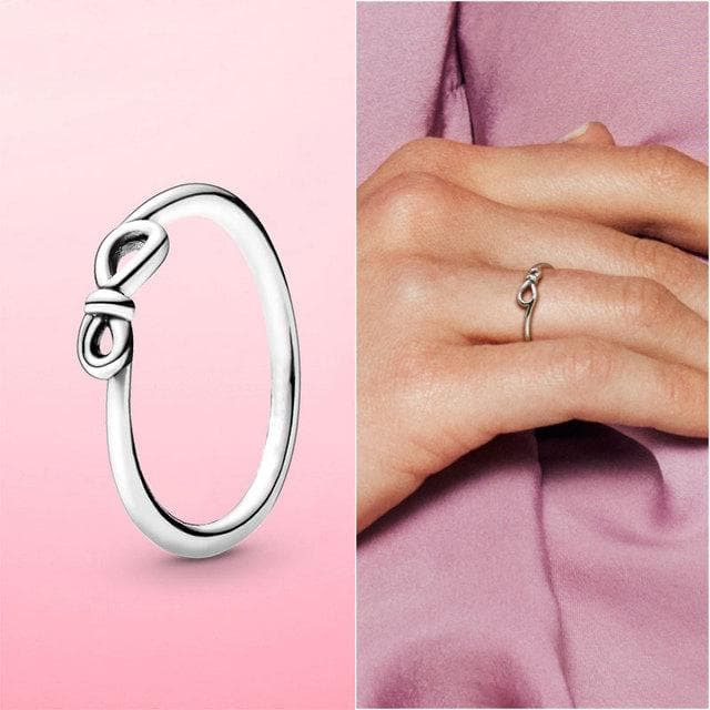 Female Ring 2022 New 925 Silver Sparkling & Polished Lines Finger Ring for Women Wedding Engagement Jewelry Gift Anel 7