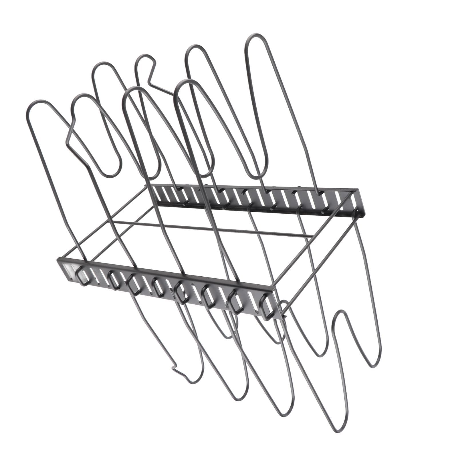Pot Lid Rack Adjustable Iron Wire Multifunctional Utensil Pan Lid Holder Organizer for Kitchen