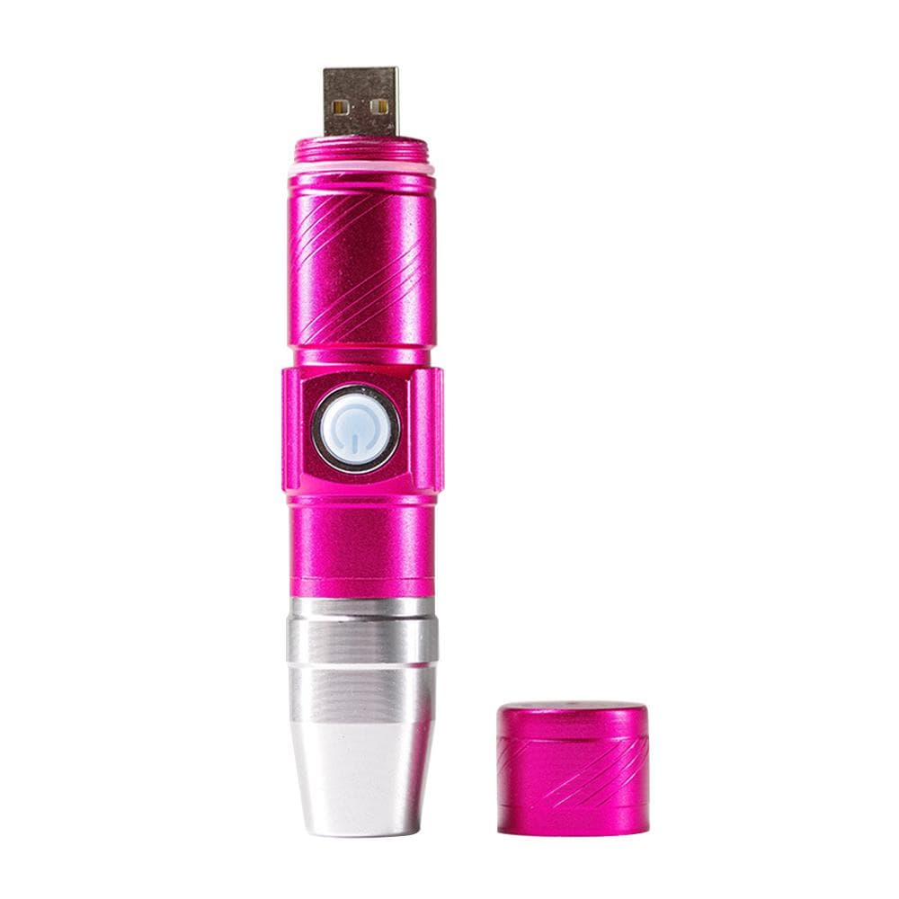 Nail LED Flashlight Mini Flashlights for Nails Drying Lamp Rechargeable & Portable Nail Dryer for red