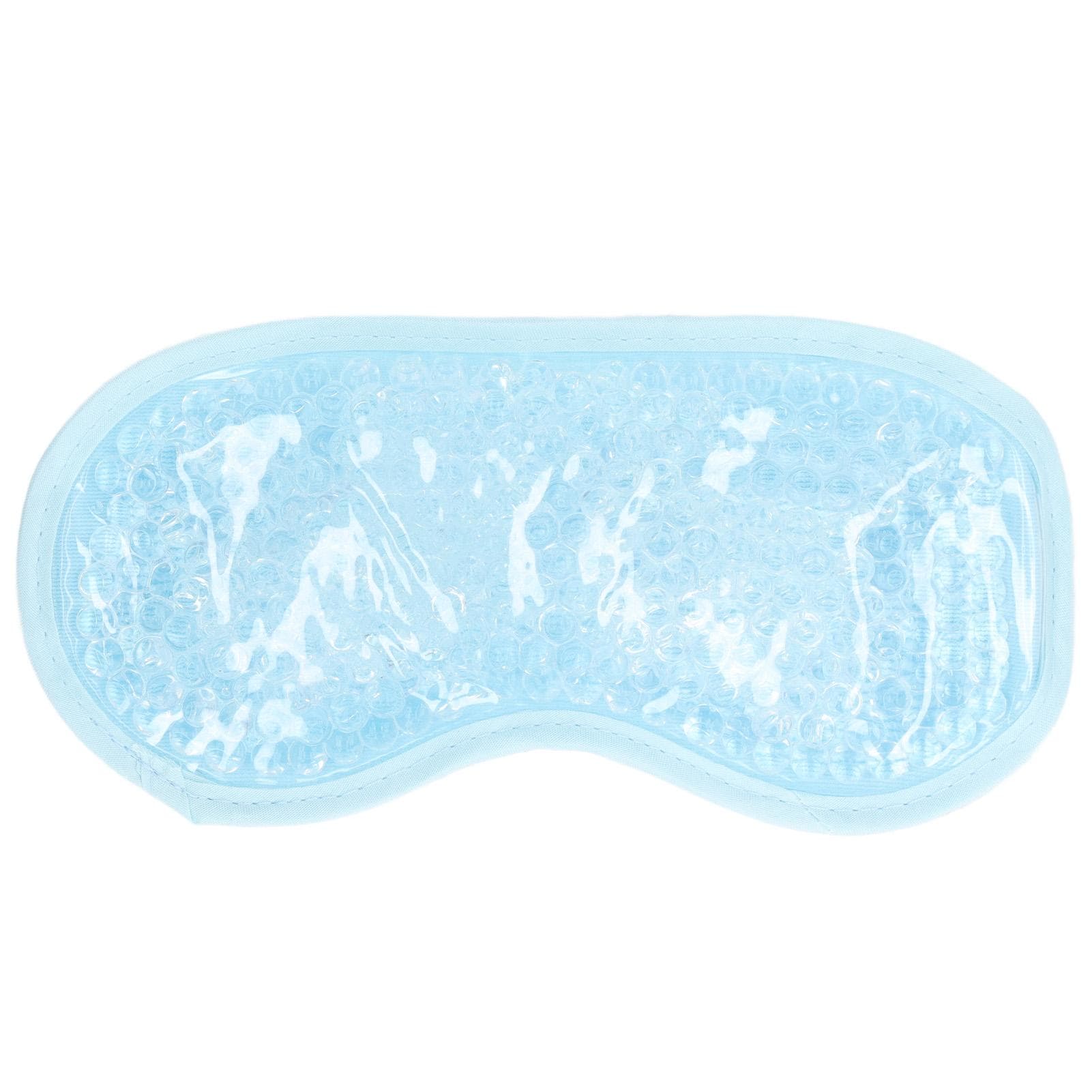 Cooling Eye Cover Stress Relief Relax Cold Hot Compress Reusable Plush Back Cold Eye Cover Sky Blue blue