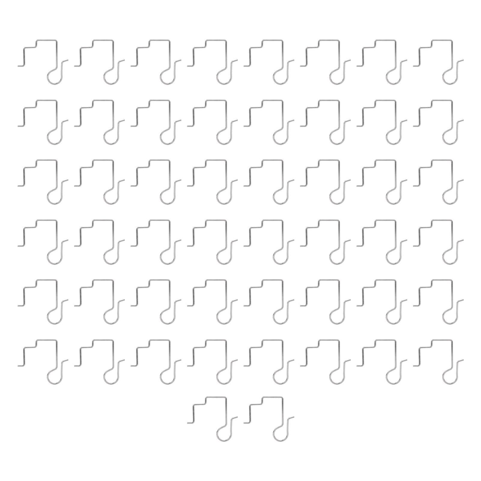 50Pcs Xmas Light Gutter Hook Stainless Steel Secure Fixation Xmas Light Hanger Gutter Hook Clip for