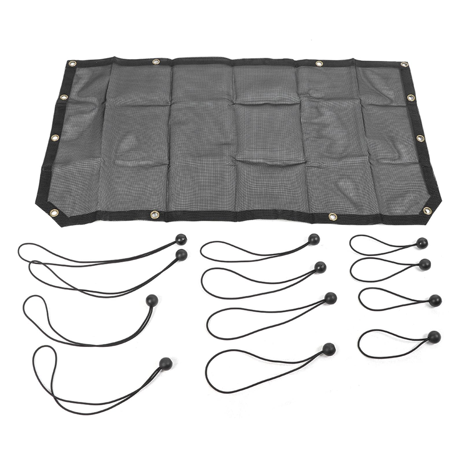 Front Door Roof Insulation Sunshade Cover Mesh Net Car Accessory Fit for Jeep Wrangler JL 2018 +