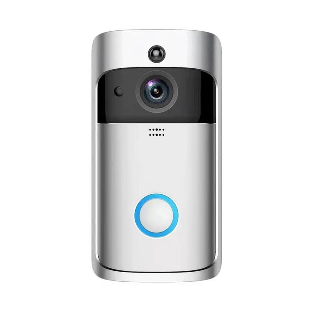 Smart Video Doorbell & Chime Home Wireless APP Remote Two-way Talk Waterproof Security Camera white
